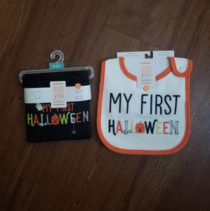 My first Halloween Bodysuit and Bib